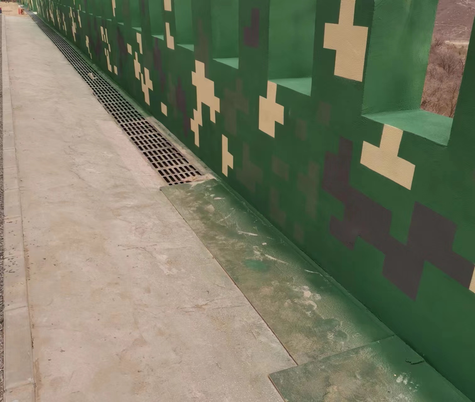 白山围墙迷彩喷涂,数迷彩漆